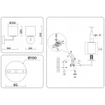 Настенный светильник Ambrella HIGH LIGHT LH56015 от ImperiumLoft