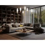 Люстра на штанге с мрамором Ambrella HIGH LIGHT LH53251 от ImperiumLoft