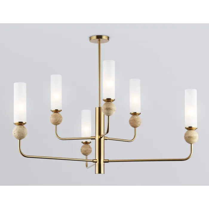 Люстра на штанге с мрамором Ambrella HIGH LIGHT LH53251 от ImperiumLoft