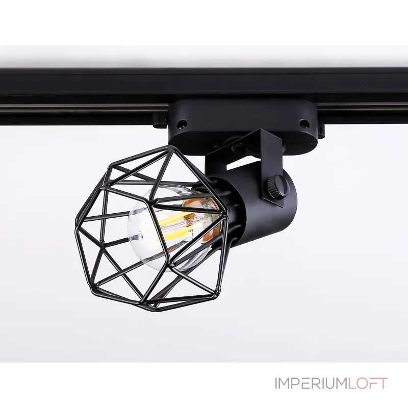 Трековый однофазный светильник со сменной лампой Ambrella TRACK SYSTEM GL5002