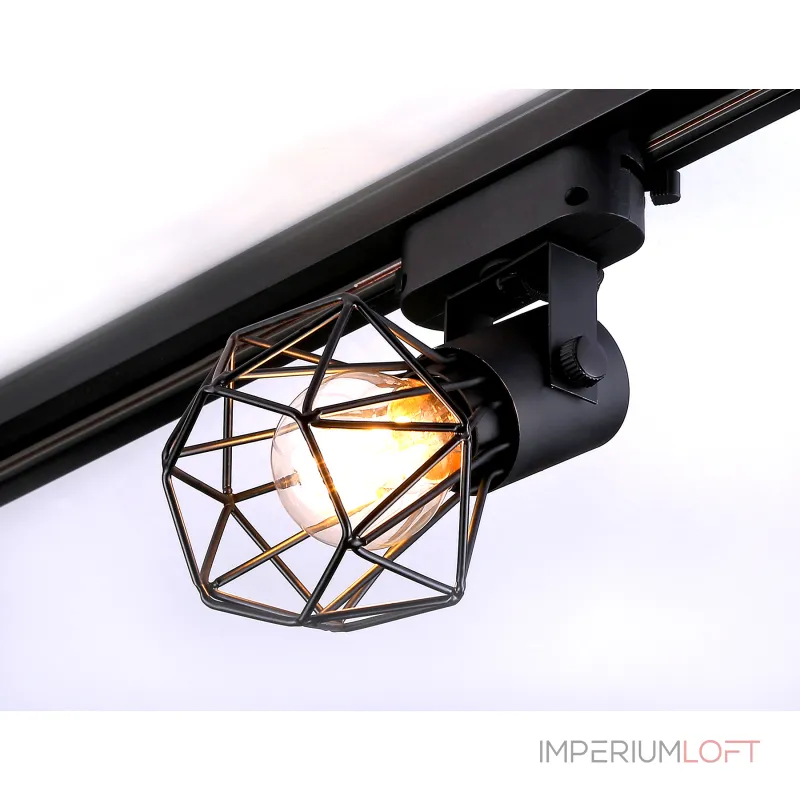 Трековый однофазный светильник со сменной лампой Ambrella TRACK SYSTEM GL5002