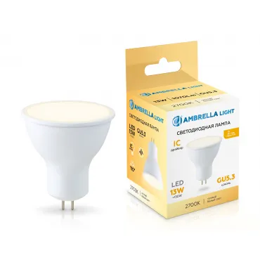 Светодиодная лампа MR16 13W 2700K Ambrella BULBING 161303