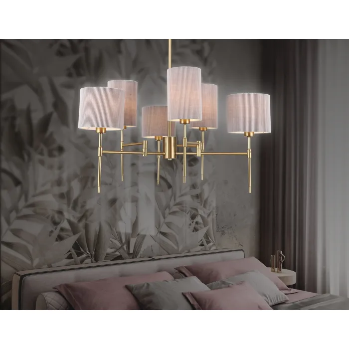 Люстра на штанге с абажурами Ambrella HIGH LIGHT LH72381 от ImperiumLoft