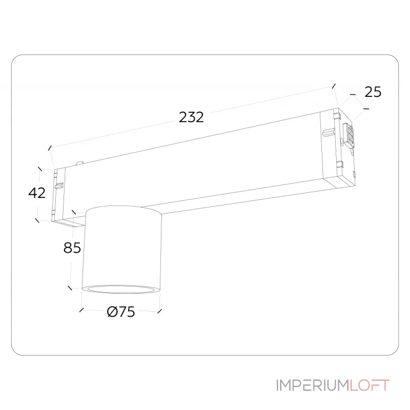 Управляемый светодиодный светильник Ambrella TRACK SYSTEM GL1241 от ImperiumLoft Управляемый светодиодный светильник Ambrella TRACK SYSTEM GL1241 от ImperiumLoft