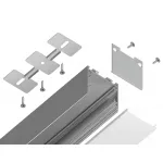 Алюминиевый профиль накладной/подвесной "Profile System" Ambrella ILLUMINATION GP2500AL от ImperiumLoft