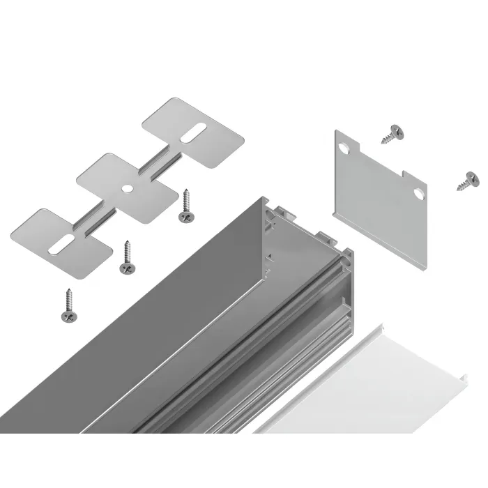 Алюминиевый профиль накладной/подвесной "Profile System" Ambrella ILLUMINATION GP2500AL от ImperiumLoft