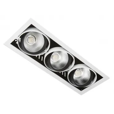 Светильник встраиваемый Ambrella TECHNO SPOT T813 BK/CH 3*12W 4200K
