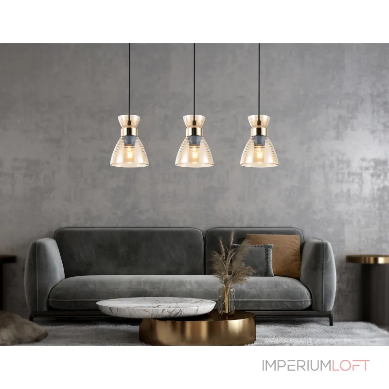 Светильник подвесной со стеклянными плафонами Ambrella TRADITIONAL TR3404