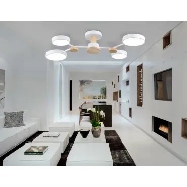 Люстра светодиодная на штанге Ambrella COMFORT FL4858 от ImperiumLoft