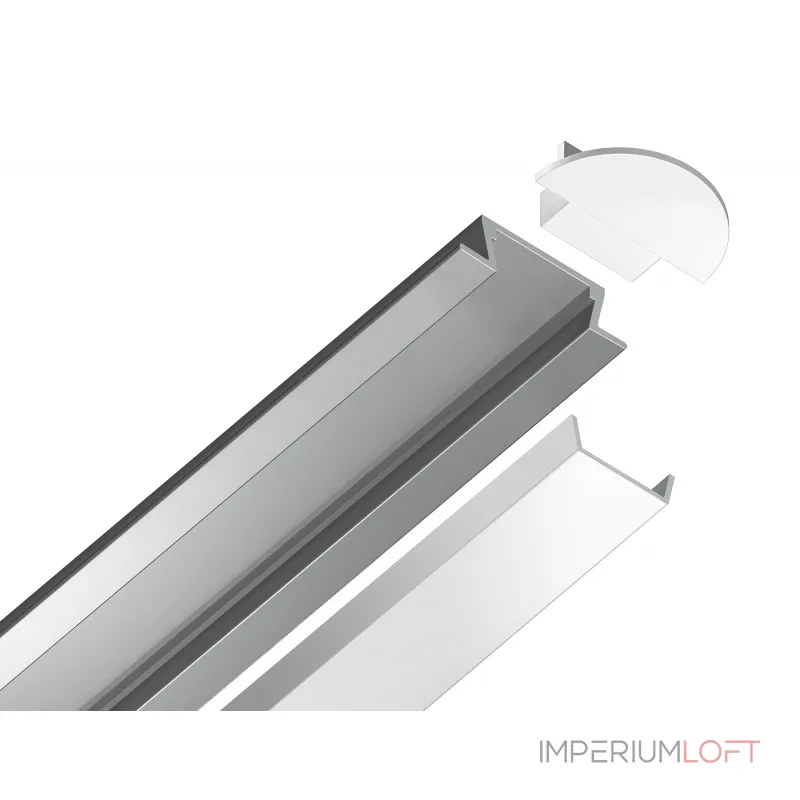 Алюминиевый профиль встраиваемый Ambrella ILLUMINATION GP1001AL Алюминиевый профиль встраиваемый Ambrella ILLUMINATION GP1001AL