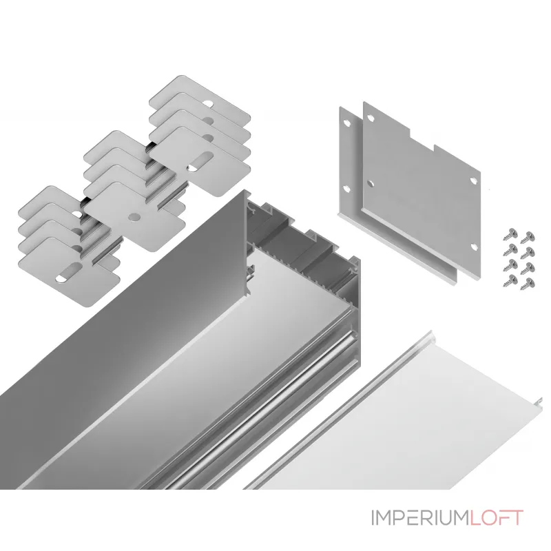 Алюминиевый профиль накладной/подвесной "Profile System" Ambrella ILLUMINATION GP3100AL