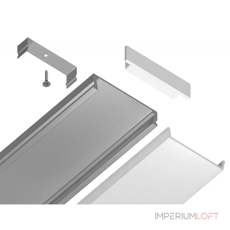 Алюминиевый профиль накладной Ambrella ILLUMINATION GP1800AL
