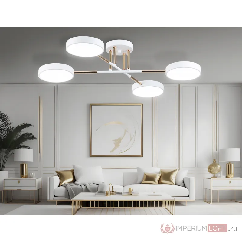 Люстра светодиодная на штанге Ambrella COMFORT FL516331 от ImperiumLoft