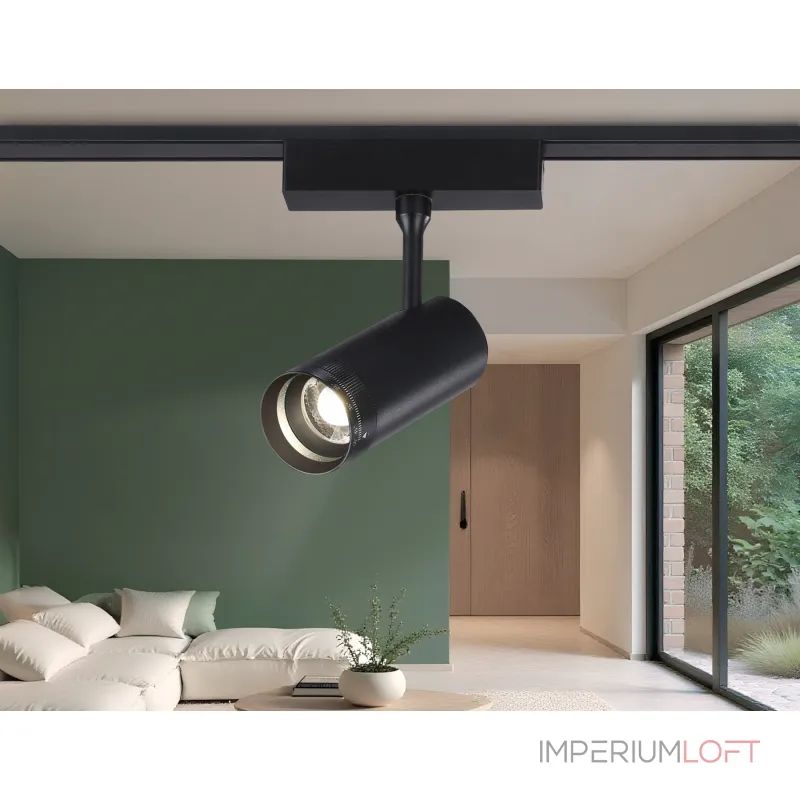 Светильник светодиодный трековый ZOOM для шинопровода Magnetic Ultra Slim Ambrella TRACK SYSTEM GV1571