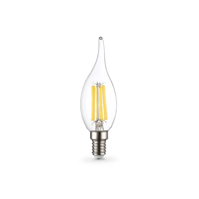 Лампа светодиодная Свеча на ветру CF35 15W 4000K Ambrella BULBING 351524 от ImperiumLoft