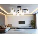 Люстра на штанге со стеклянными плафонами Ambrella TRADITIONAL TR303325 от ImperiumLoft