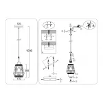 Светильник подвесной в стиле лофт Ambrella TRADITIONAL TR8521