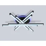 Потолочная люстра Ambrella COMFORT LineTech FL6272