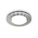 Встраиваемый точечный светильник GX53 с LED подсветкой Ambrella STANDARD SPOT G290 CH