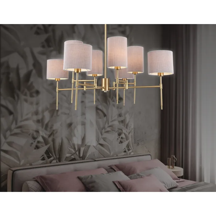 Люстра на штанге с абажурами Ambrella HIGH LIGHT LH72383 от ImperiumLoft