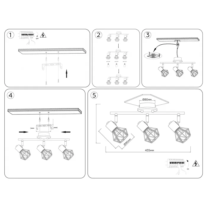 Настенно-потолочный спот Ambrella TRADITIONAL TR8753 от ImperiumLoft