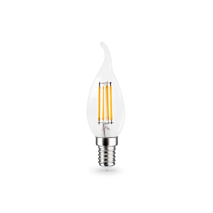 Лампа светодиодная Свеча на ветру CF35 15W 4000K Ambrella BULBING 351524 от ImperiumLoft