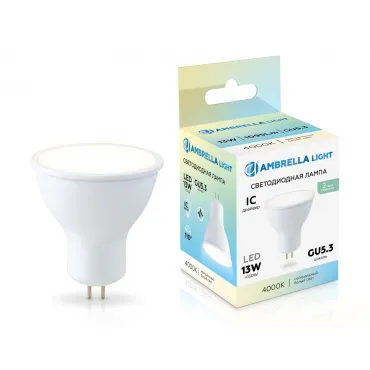 Светодиодная лампа MR16 13W 4000K Ambrella BULBING 161304