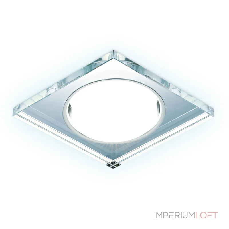 Встраиваемый точечный светильник GX53 с LED подсветкой Ambrella STANDARD SPOT G215 CL/CH/CLD Встраиваемый точечный светильник GX53 с LED подсветкой Ambrella STANDARD SPOT G215 CL/CH/CLD