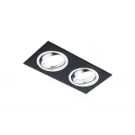 Встраиваемый точечный светильник MR16 с поворотным механизмом Ambrella STANDARD SPOT A601/2 BK