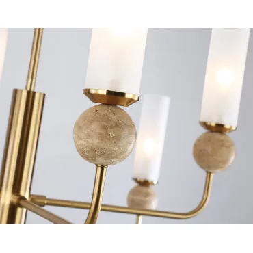 Люстра на штанге с мрамором Ambrella HIGH LIGHT LH53252 от ImperiumLoft