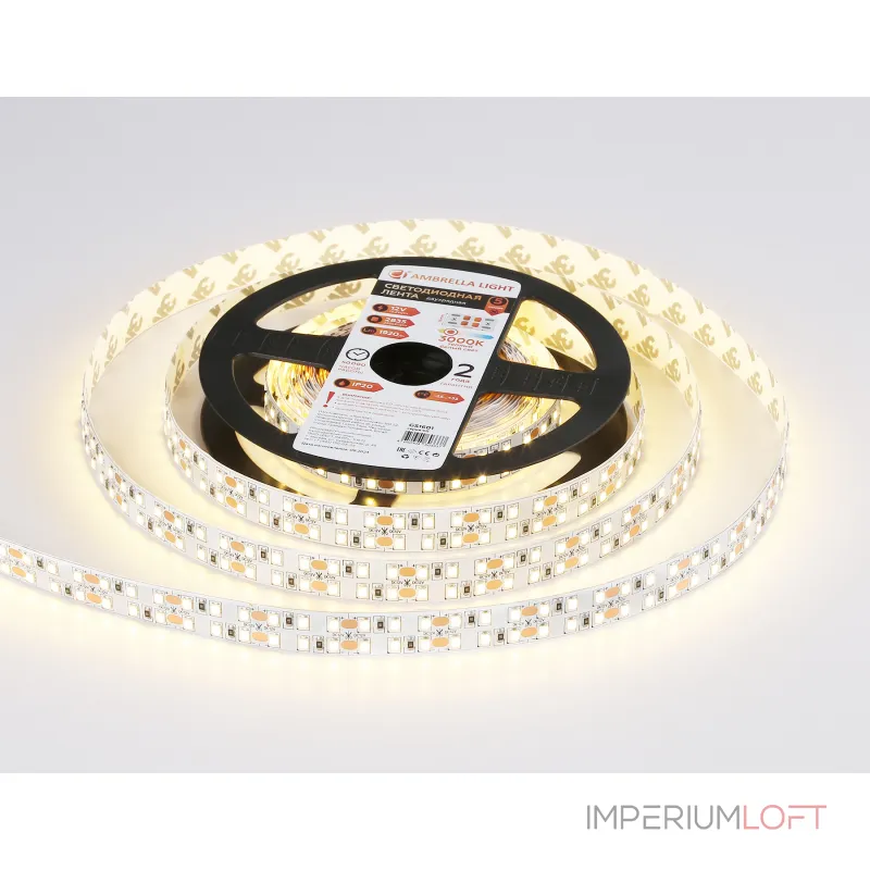 Светодиодная лента двухрядная Ambrella ILLUMINATION GS1601 Светодиодная лента двухрядная Ambrella ILLUMINATION GS1601