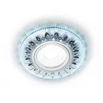 Встраиваемый точечный светильник MR16 с LED подсветкой Ambrella STANDARD SPOT S305 CH
