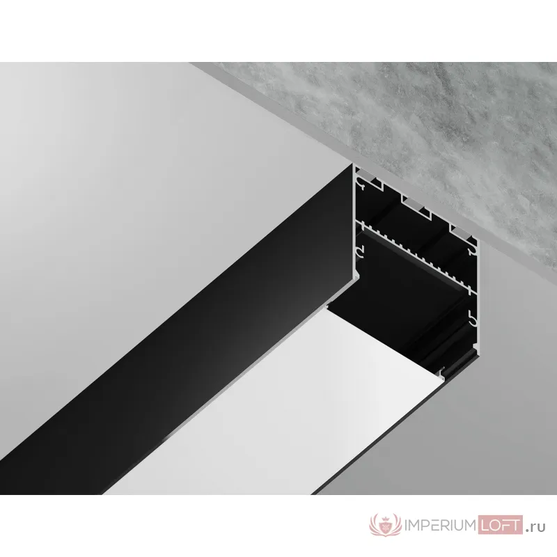 Алюминиевый профиль накладной/подвесной "Profile System" Ambrella ILLUMINATION GP3100BK от ImperiumLoft