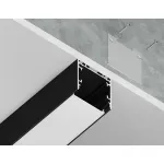 Алюминиевый профиль накладной/подвесной "Profile System" Ambrella ILLUMINATION GP2500BK