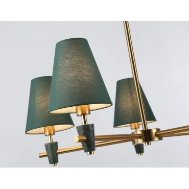 Люстра на штанге с абажурами и мрамором Ambrella HIGH LIGHT LH75051 от ImperiumLoft