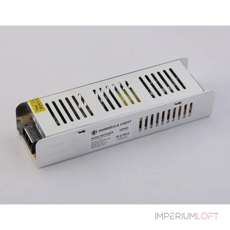 Блок питания с EMC для светодиодной ленты Ambrella ILLUMINATION GS8683 Блок питания с EMC для светодиодной ленты Ambrella ILLUMINATION GS8683