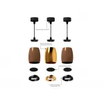 Крепеж подвесной для корпуса светильника с диаметром отверстия D60mm Ambrella DIY System Elements A2302