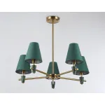 Люстра на штанге с абажурами и мрамором Ambrella HIGH LIGHT LH75051