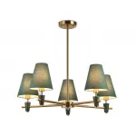 Люстра на штанге с абажурами и мрамором Ambrella HIGH LIGHT LH75051