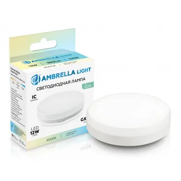 Светодиодная лампа GX53 12W 4000K Ambrella BULBING 531204