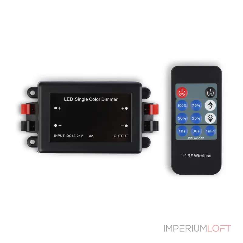 Контроллер диммер для одноцветных светодиодных лент с радио пультом Ambrella ILLUMINATION GS11001