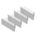 Заглушка для накладного алюминиевого профиля Ambrella ILLUMINATION GP8400 от ImperiumLoft