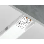 Алюминиевый профиль накладной Ambrella ILLUMINATION GP1800WH