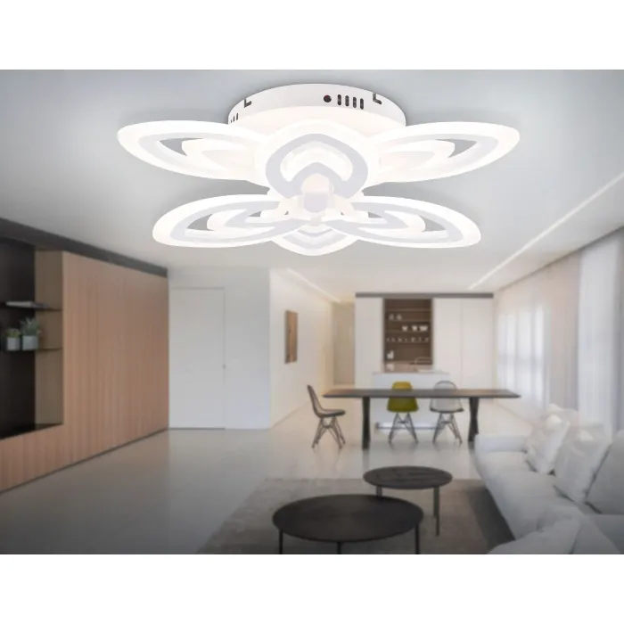 Потолочный светодиодный светильник с пультом Ambrella ACRYLICA FA4546 от ImperiumLoft