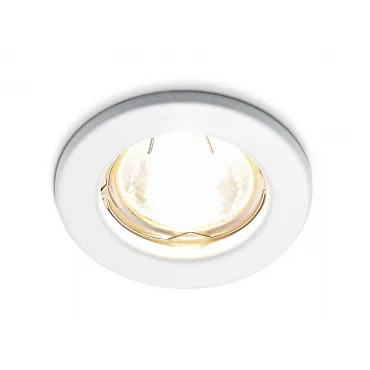 Металлический встраиваемый точечный светильник MR16 Ambrella STANDARD SPOT FT9210 WH