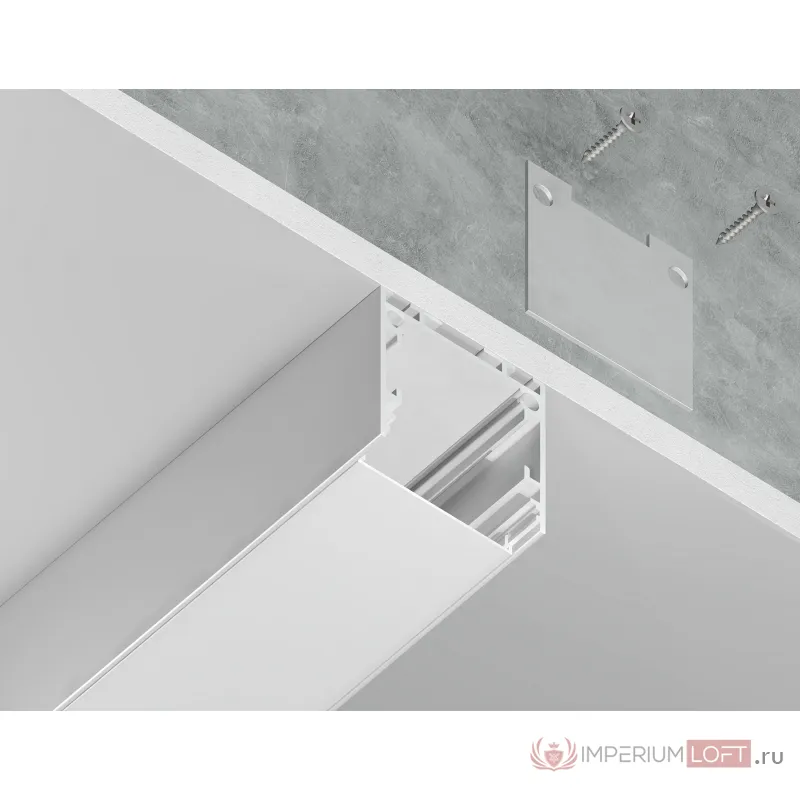 Алюминиевый профиль накладной/подвесной "Profile System" Ambrella ILLUMINATION GP2500WH от ImperiumLoft