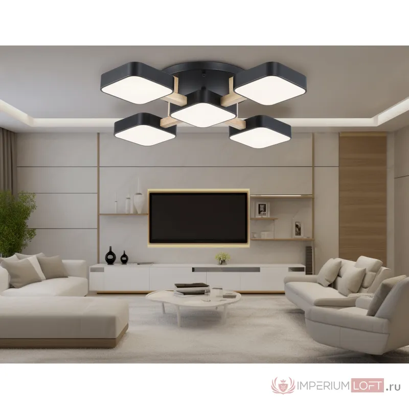 Люстра светодиодная на штанге Ambrella COMFORT FL4883 от ImperiumLoft