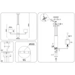Подвесная люстра Ambrella HIGH LIGHT LH56011