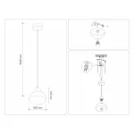 Подвесной светильник со сменной лампой Ambrella TRADITIONAL TR83133
