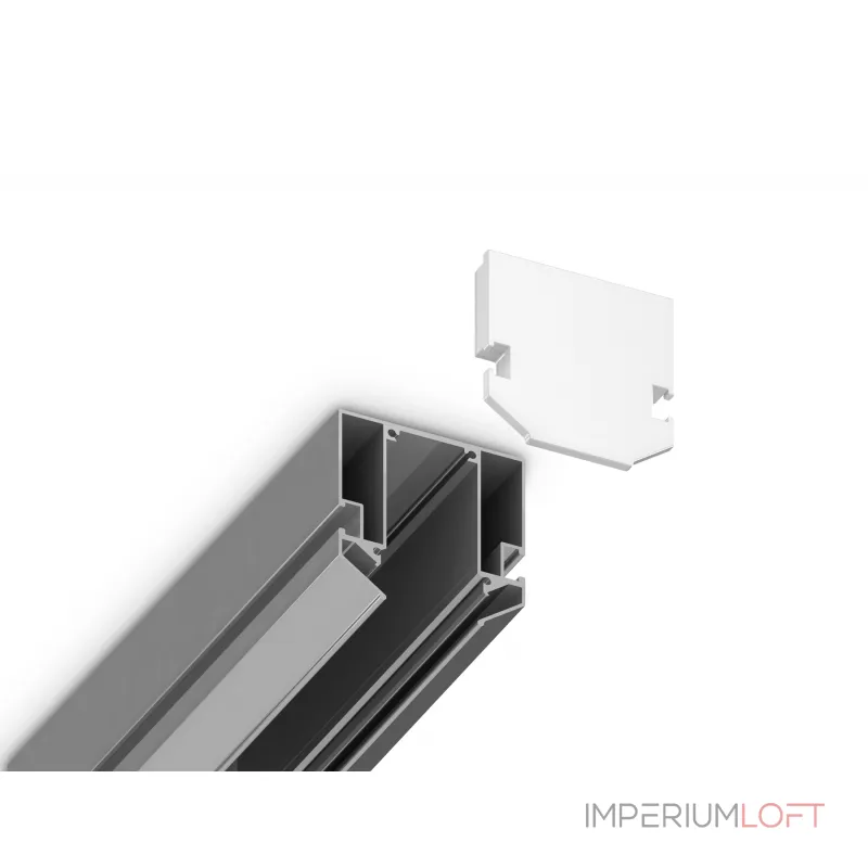 Заглушка для корпуса в натяжной потолок Magnetic Ambrella TRACK SYSTEM GL1063